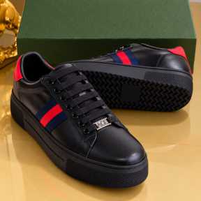 GCC Ace Leather Sneakers Black