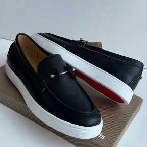 CL Chambelisneak Leather Sneakers Black White