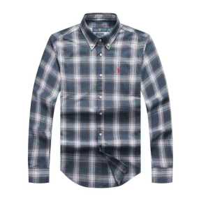 PRL Long Sleeve Checkered Shirt