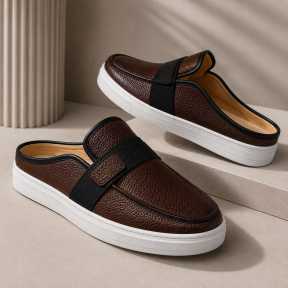 Berluti Leather Shoe Half Shoes Brown