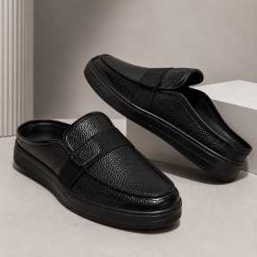 Berluti Leather Shoe Half Shoes All Black