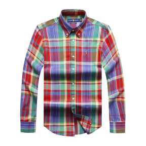 PRL Long Sleeve checkered Shirt