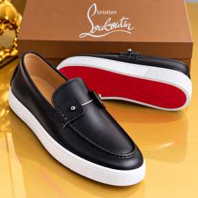 CL Chambelisneak Leather Sneakers Black White