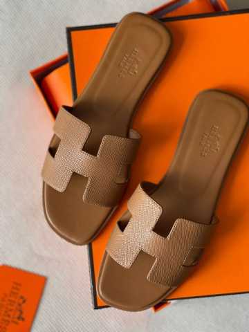 HERMES SLIDE - BROWN