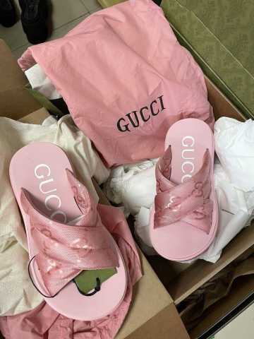 GUCCI Light-weight Platform Slide - Pink