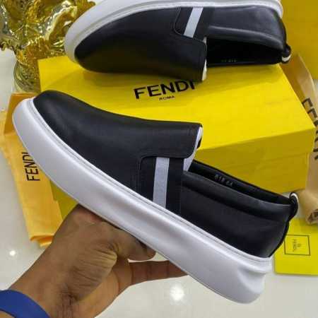 Fendi Leather Shoe Black