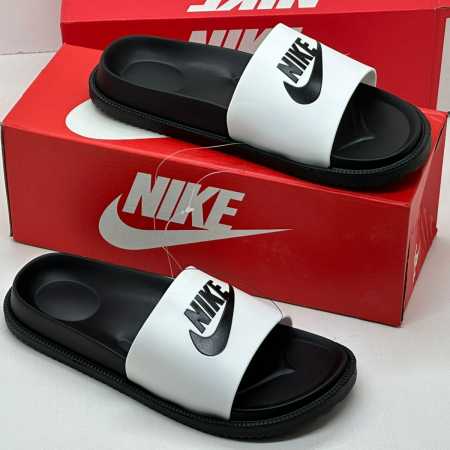 Nike Soft Slide Black White