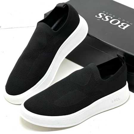 Hugo Boss Slip-On Sneakers Black