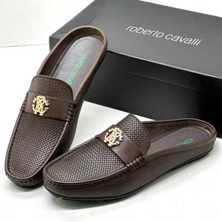 Roberto Cavalli Half Shoes Brown