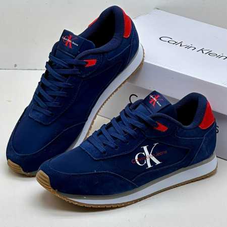 Calvin Klein Lace Up Sneakers Blue