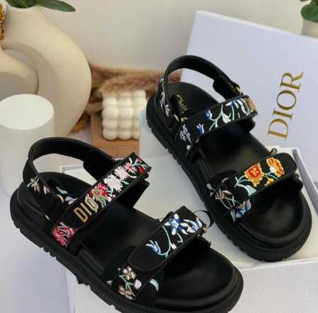 DIORACT SANDALS -BLACK