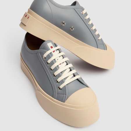 Marni Pablo Leather Sneakers Ash