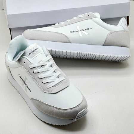 Calvin Klein Lace Up Sneakers White