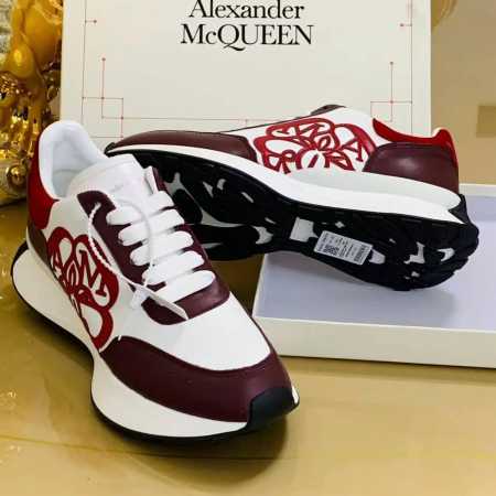 Alexander McQueen Sneakers Wine White