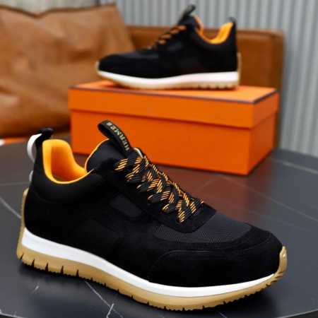 Hermes Luxury Sneakers Black