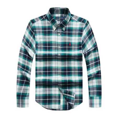 Prl Long Sleeve Checkered Shirt