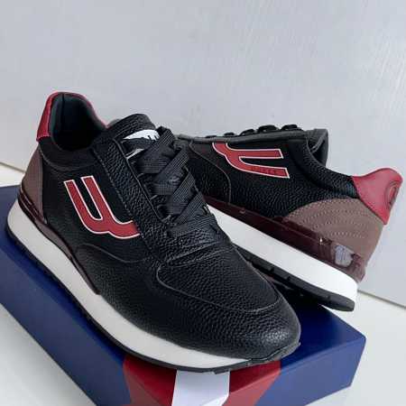 Bally Gismo Leather Sneakers Black