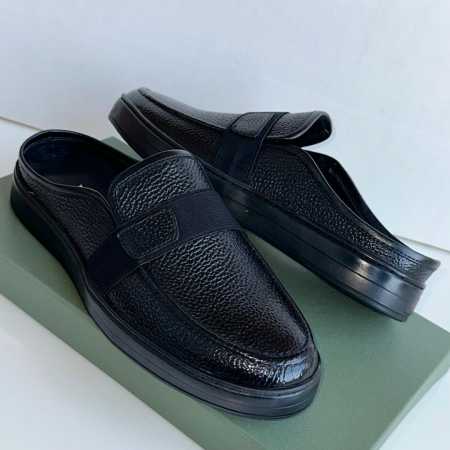Berluti Leather Shoe Half Shoes All Black