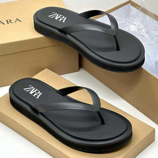Zara Slippers Black