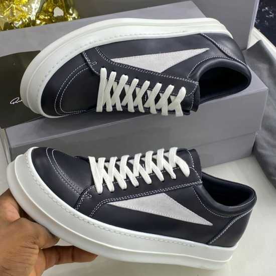 Rick Owen Sneakers Leather Black