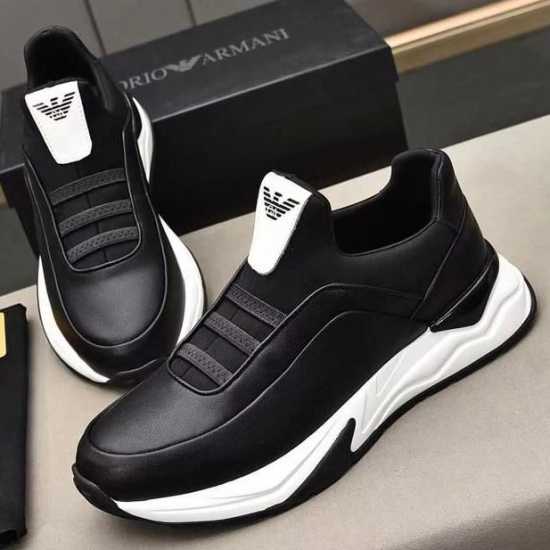 Emporio Armani Sneakers Black White