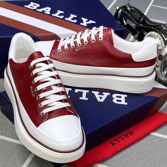 Bally Sneakers White Wine