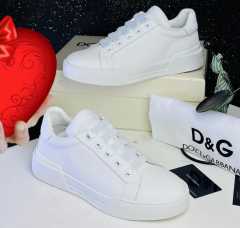 D & G Sneakers White