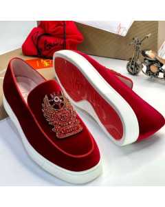 CL  Crested  Sneakers Red