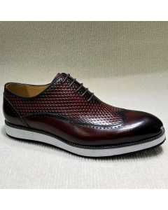 Berluti Leather Lace Up Shoe Brown