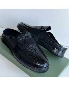 Berluti Leather Shoe Half Shoes All Black