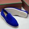 Loro Piana Suede Loafer Blue