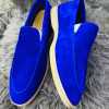 Loro Piana Suede Loafer Blue