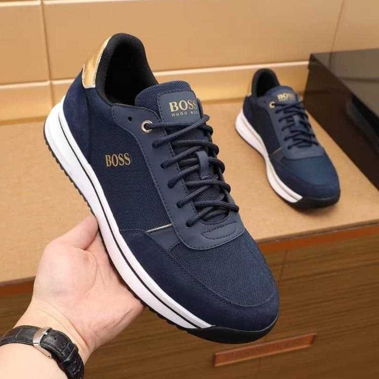 Hugo boss blue shoes on sale
