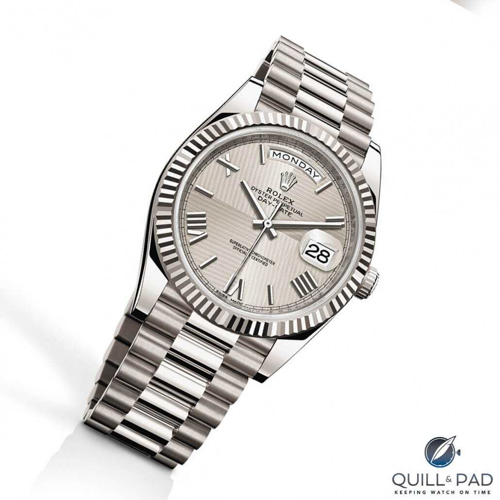 Rolex silver watch deals