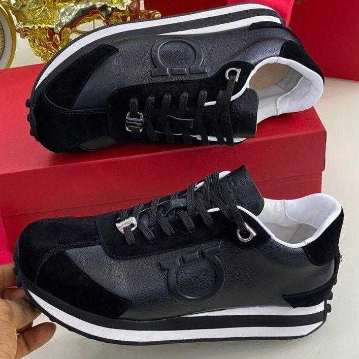 Ferragamo sneakers black shop