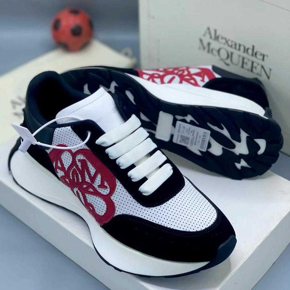 Mcqueen Black White Alexander McQueen Black/white Oversized