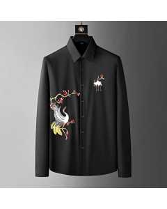 Madeng Geda Vintage Shirt Black