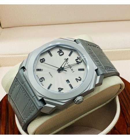 Bvlgari Leather Wrist Watch